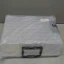 Photo Storage Box 5" x 7", 18 Inner Extra Large Photo Organizer Container, Plastic Craft Storage Box with Handle for Pictures Stickers Stamps Seeds