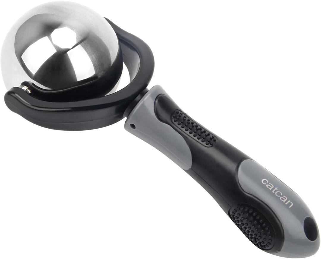 Cold Massage Roller Ball, Cold Therapy Relief, Portable Fitness Ice Roller Ball with Handle, Great Tool for Back/Neck Pain, Muscles Recovery and Inflammation (Black)