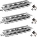 Grill Burner Tube BBQ Replacement Parts Stainless Steel Outdoor Gas Pipe for Viking 316-911, VGBQ & VGIQ Series Gas Grill Models, 3 Pack Center-Fed U Tube