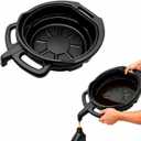 Oil Drain Pan, Oil Change Pan for Cars and Motorcycles, Oil Pans for Changing Oil, 8 L/2 GAL