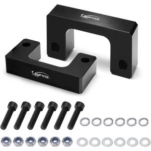 BDFHYK 2" Front Leveling Lift Kit Compatible with 2007-2021 Silverado 1500/Tahoe/Avalanche 1500/Suburban 1500 | Yukon Sierra 1500/Yukon XL 1500 Front Lift Spacers 2 Pack