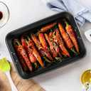 Tiawudi Lasagna Pan with Handles, 15x10x3 Inch Bakeware for Oven, Nonstick Rectangular Roasting Pan, Deep Baking Dish for Cake and Brownie, Heavy Duty (15X11X3")