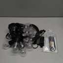 Outdoor String Lights, 50ft Smart RGB IC Warm White Patio Lights Outdoor Waterproof with Remote & App Control, Compatible with Alexa Great for Deck, Gazebo, Balcony