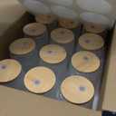 WHEATHUSK 12 Pack Sublimation Glass Cups Frosted 16oz Blanks Beer Can Borosilicate Glasses Tumbler with Bamboo Lids and Straws for Beer, Juice, Soda, Iced Coffee, Drinks