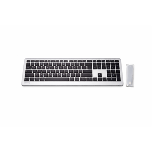 Tecknet Wired Keyboard Black and Silver