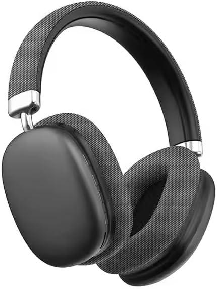 Wireless Bluetooth Headphones Active Noise Cancelling 42 Hours Playtime,Over-Ear Headphones with Microphones, HiFi Audio Adjustable for iPhone/AndroidBlack