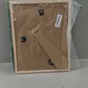 Egofine 11x14 Picture Frames Made of Solid Wood with Plexiglass, Display Pictures 5x7/8x10 with Mat or 11x14 Without Mat for Tabletop and Wall Mounting, Driftwood White