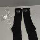 SNOW DEER Heated Socks,Men Women Electric Battery Socks Foot Warmer (Medium, Black)