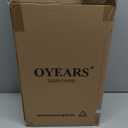 OYEARS 19" Boho Lamp for Bedroom, Bedside for Nightstands, Table Lamp for Living Room,Suitable for Small Space,Coastal Farmhouse, End Table, Rattan Nautical Beach Style, Blue,1 Pack