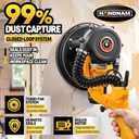 Electric Drywall Sander with Vacuum, 950W&26FT Power Cord for Ceiling/Wall | 99% Dust Collection, Extendable Pole, LED Light, 9 Variable Speed 800-2100RPM, for Sheetrock, Popcorn Ceilings, Corners