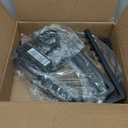 Homeiju Round End Table with Charging Station, 3Tier Small Bedside Table with Metal Frame, Nightstand with USB Ports & Power Outlets for Small Space in Living Room, Bedroom, Rustic Brown