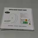 Electight 8 LEDs Motion Sensor Light Indoor, Night Light USB Rechargeable, 3 Light Modes & 400 mAh Battery, Cordless Magnetic Sticker Nightlight for Stair, Closet, Hallway - 3000K Warm White 6 Pack