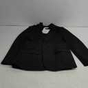 Cicy Bell Womens Casual Blazers Open Front Long Sleeve Work Office Suit Jackets Blazer (Medium, Black)