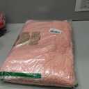 Polyester Bathroom Rug 24"x36" Pink, Non-Slip Soft Shaggy Bath Mat