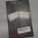 VBESTLIFE Foldable Bluetooth Keyboard, Rechargeable Ultra Slim Keyboard Compatible for iOS, for Android, for for Smartphone Tablet and Laptop (Black)