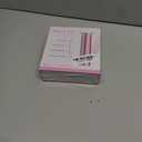 4.8IN Longer Electric Foot Callus Remover with 120pcs Sandpaper Discs, Professional Aluminum Callus Remover for Feet, Stepless Speed Control Pedicure Tools for Dead Skin (Pink-pro)