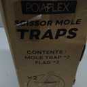Mole Trap Scissor 2 Pack, Upgraded Mole Traps for Lawns That Kill Best, Galvanized Steel Mole Killer, Easy Step Setup