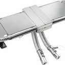 Universal Grill Oblong Tube Burner Replacement for Brinkmann and Other Gas Grills, Adjustable BBQ Grill Burner Extend from 15in Up to 22 1/4in