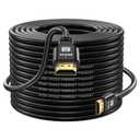 HDMI Cable 75ft, 4K@60Hz, 18Gbps High Speed HDMI 2.0 Cord, Ultra HD,Ethernet Audio Return,Video 4K,1080p,3D,Arc, HDR Compatible with Xbox,PS5/PS4,HDTV,Laptop ect(Black)