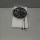 VEHHE Paper Towel Holder Countertop, Stainless Steel Paper Towel Holder Stand with Weighted Base Suction Cups, Standing Paper Towel Roll Holder for Kitchen Bathroom (Silver)