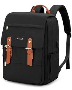 LOVEVOOK Laptop Backpack for Women, 15.6 Inch Vintage Travel Backpack Purse â€“ Airline Approved Large Computer Bag, Lightweight for Nurse Teacher