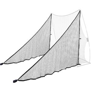 2PCS 7FT Height Shank Net Golf with Two Sandbags for Golf Hitting Nets Frame;Golf Practice Hitting Net Barrier Net for Golf, Baseball, Hockey, Soccer