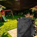 E.share 70% Black Sun Shade Cloth 20FT x 30FT, Outdoor Shade Netting with Grommets, UV Sunblock Fabric for Garden, Greenhouse, Pergola, Patio, Porch & Chicken Coop