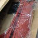 Elantrip Car Seat Cover Full Set Leather Car Seat Protector Universal fit for Most Cars SUVs and Trucks Water Proof Front and Rear Seat Protector Red