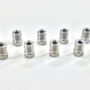 The Stop Shop Stainless Steel Metric Brake Line Invert Flare Fitting for 3/16" Tube. 10 x 1 mm (Pack of 10)