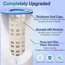 Vexca Spa Filter Replacement for Unicel C-8325, FC-2790, PSD125U, Sundance 6540-490, Guardian817-199, 03FIL1400, 81254, 125 Sq.Ft, 1 Pack