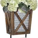 Autumn Alley Farmhouse Decor Rustic Hand Towel Holder - Farmhouse Towel For Bathroom Wall, For Kitchen Wall With Wooden Storage Add Charm to Your Rustic Bathroom Hand Towel Rack and Shelf Decor, Brown