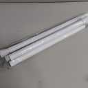 AIZESI 2PCS Shower Curtain Rod 30-64 Inch Adjustable Curtain Rods Never Rust & Non-Slip No Drilling Shower Rod Spring Tension Curtain Rod for Bathroom Doorway Window Closet Cupboard, White
