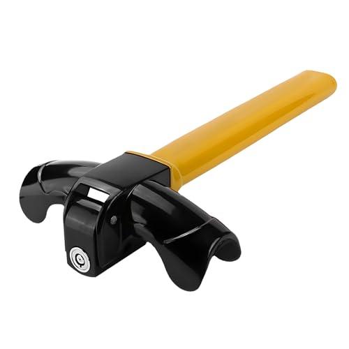 FSTURIOS Car Steering Wheel Lock, Anti-Theft Security Rotary Steering Wheel Lock with 2 Keys, Universal Heavy Duty Steering Wheel Locking Device for Truck Van SUV, Car Accessories