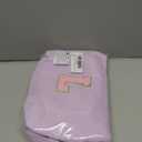 Makeup Bag Cosmetic Bag for Girls with Initial Letter Patch 3 Pieces Corduroy Travel Toiletry Make Up Brush Bag Pounch Organizer Preppy Things Cute Stuff Gifts for Teen Girls (Lavender L)