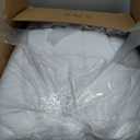 EASELAND Full Size Mattress Pad Pillow Top Mattress Cover Quilted Fitted Mattress Protector Cotton 8-21" Deep Pocket Cooling Topper (54x75 Inches, White)