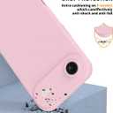 2 x Compatible with iPhone Air Case, Shockproof Liquid Silicone Protective Phone Case with Soft Anti-Scratch Microfiber Lining Ultra Slim Drop Protection Phone Cover (Pink)