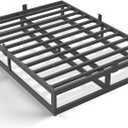 Bilily 10 Inch Full Size Bed Frame with Steel Slat Support, Low Profile Full Metal Platform Bed Frame Support Mattress Foundation,Heavy Duty,No Box Spring Needed,Easy Assembly,Noise Free