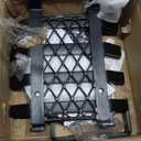 20" Fireplace Grate with Ember Retainer, Wood Stove Grate Rack, Heavy Duty Solid Steel 8-Bars Firewood Holder, Easy-Assembly Fire Grate for Indoor Hearth Outdoor Firepit - Matt Black