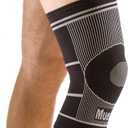Mueller Sports Medicine 4-Way Stretch Knee Support, Knee Pain Relief Support for Men and Women, Ideal for Arthritis, Sprains, Black L/XL