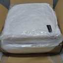 18x18 Decorative Throw Pillow Inserts-Down Feather Pillow Inserts-Square-Cotton Fabric-Set of 2-White.