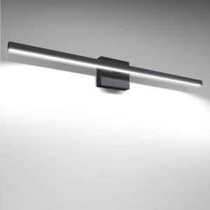VOLISUN Modern Bathroom Vanity Light 31.5 inch, 18W Dimmable 5CCT Led Bathroom Light Fixture Over Mirror, Black Bar Vanity Light for Bathrooms Mirror Cabinets Bedroom-ETL Certificated (31.5inch, Black)