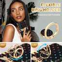 Loheckle for Samsung Galaxy S24 Case for Women Girls Teens Designer Cute Cases with Ring Stand Holder and Lanyard Stylish Aesthetics Bee Luxury Cover for S24