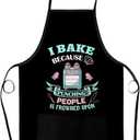 Xmeden Funny Baking Gifts, Baking Apron, Gifts for Bakers, Baking Gifts for Women, cooking aprons for women with 2 Pockets, Gifts for Mother's Day Thanksgiving Christmas