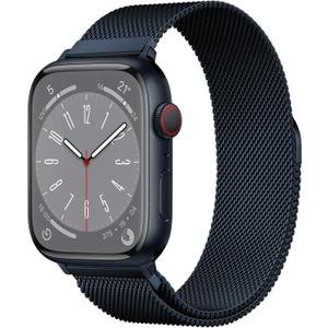 Original Stainless Steel Milanese Loop Compatible with Apple Watch Band 38mm 40mm 41mm 42mm 44mm 45mm 49mm, Magnetic Clasp Replacement Band for iwatch Series 9, Ultra 2, SE, Ultra, 8 7 6 5 4 3 2 1,
