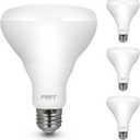 Feit Electric BR30 LED Light Bulbs, 65W Equivalent, Non Dimmable, 10 Year Life, 650 Lumens, 5000K Daylight, E26 Base Recessed Can Light Bulbs, Flood Light Bulbs, Damp Rated, 3 Pack, BR30/850/10KLED/3