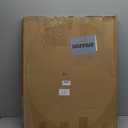 2 Pcs 24 x 29 Inch Restaurant Serving Trays Black PP Plastic Non Slip Rubber Lined Large Oval Tray for Kitchen Dining Room Cafeterias Fast Food Service