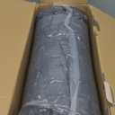 HaloRest Fluffy Faux Fur Throw Blanket Queen Size, Thick 1000GSM Soft Cozy Throw Blankets for Bed, Plush Striped Warm Fuzzy Blanket for Couch LivingRoom Home Decor & Gifts(80"x 90", Dark Grey)