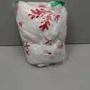 Red Snowflake Blanket Christmas Throw Blanket Winter Holiday Bed Blanket Super Soft Flannel Fleece Blanket Cozy Fuzzy Plush Throw Blanket for Couch 50 x 60