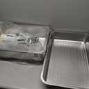 XL All Stainless Steel Sifting Litter Box for Pine Pellets, Sifting Cat Litter Box with Lid,High Sides Metal Sifter Litter Pan System for Big Cats, Odor Control, Easy to Clean (XL: 23.6''L*15.7''W*12''H)