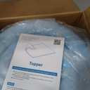 2 Inch 5-Zone Cooling Gel Memory Foam Mattress Topper Full, Blue